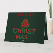 kerstSleutelhanger Kaart (Achterkant)