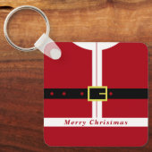 kerstSleutelhanger Santa Claus Gift Sleutelhanger (Voorkant)