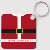 kerstSleutelhanger Santa Claus Gift Sleutelhanger (Achterkant)