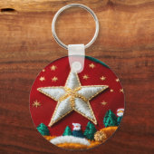 kerstsleutelhanger sleutelhanger (Voorkant)