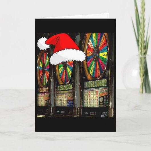 Kerstsleuven in Las Vegas Feestdagen Kaart (Voorkant)