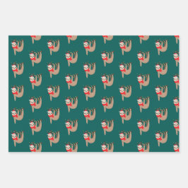 kerstsleuven inpakpapier vel