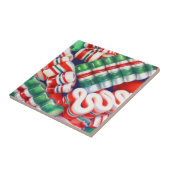 KERSTSLINGER 4.25" Keramische tegel Tegeltje (Zijkant)