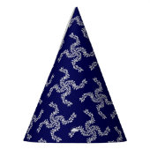 Kerstslinger Blauw, Kerst Decoratie, Kerstmis Feesthoedjes (Links)