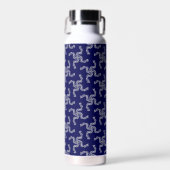 Kerstslinger Blauw, Kerst Decoratie, Kerstmis Waterfles (Voorkant)