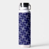 Kerstslinger Blauw, Kerst Decoratie, Kerstmis Waterfles (Achterkant)