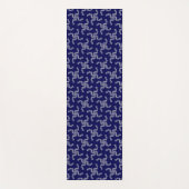 Kerstslinger Blauw, Kerst Decoratie, Kerstmis Yogamat (Voorkant)