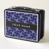 Kerstslinger, Blauw, Uw naam, Personaliseer (Achterkant)