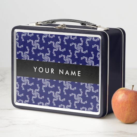 Kerstslinger, Blauw, Uw naam, Personaliseer (In situ)