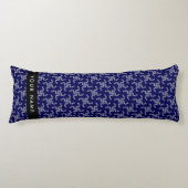 Kerstslinger, Blauw, Uw naam, Personaliseer Lichaamskussen (Voorkant)