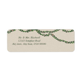 Kerstslinger Etiket