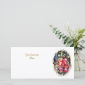 KERSTSLINGER FEESTDAGENKAART (Staand voorkant)