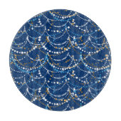 Kerstslinger: feestelijk naadloos patroon snijplank (Voorkant)