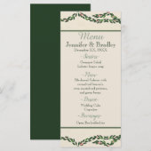 Kerstslinger Menu (Voorkant / Achterkant)