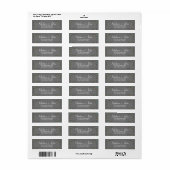 Kerstslinger met grappige tekeningen cadeau etiket (Full Sheet)