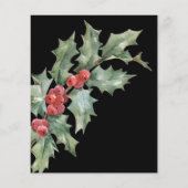 Kerstslinger met Hulst Kerstmenu Flyer (Achterkant)