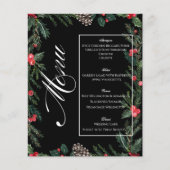 Kerstslinger met Hulst Kerstmenu Flyer (Voorkant)