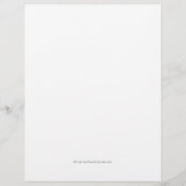 Kerstslinger met nep hout briefpapier briefhoofd (Achterkant)