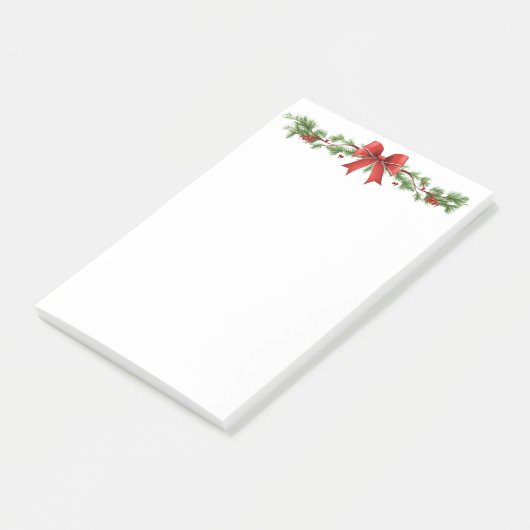 Kerstslinger Post-it® Notes (Schuin)