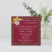 Kerstslinger rand kaart (Staand voorkant)