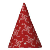 Kerstslinger Rood, Kerst Decoratie, Kerstmis Feesthoedjes (Rechts)