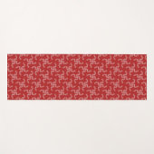 Kerstslinger Rood, Kerst Decoratie, Kerstmis Yogamat (Voorkant (horizontaal))