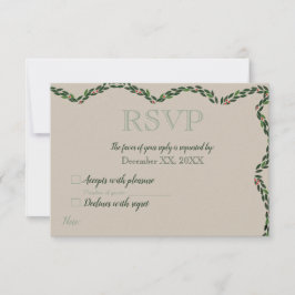 Kerstslinger RSVP Kaartje