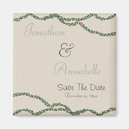 Kerstslinger Save The Date Magneet