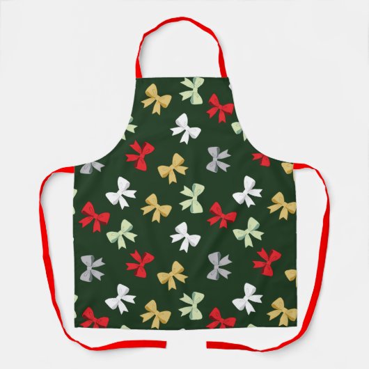 Kerstslingers Schort (Voorkant)