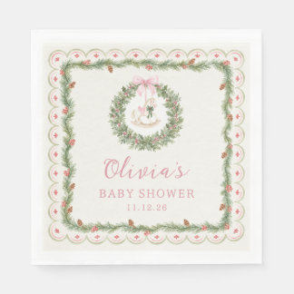 Kerstslingers voor Kerst Baby Shower Servet