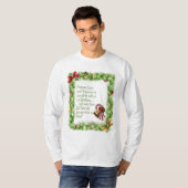 Kerstslogan T-shirt (Voorkant volledig)