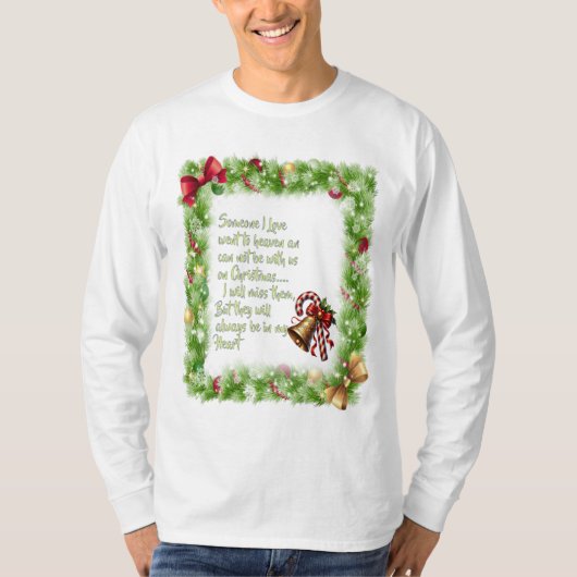 Kerstslogan T-shirt (Voorkant)