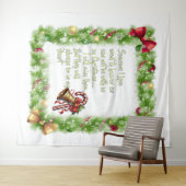 Kerstslogan Wandkleed (In Situ (horizontaal))