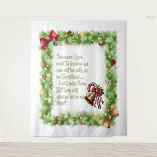 Kerstslogan Wandkleed