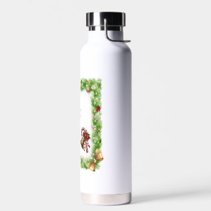 Kerstslogan Waterfles