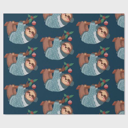 kerstslot cadeaupapier (Vlak)