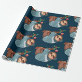 kerstslot cadeaupapier (Uitgerold)