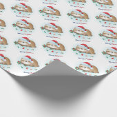 kerstslot cadeaupapier (Hoek)