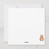 kerstslot feestdagenkaart (Achterkant)