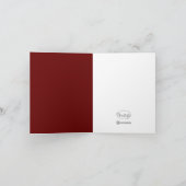 kerstslot kaart (Binnen)