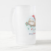 kerstslot matglas bierpul (Voorkant links)