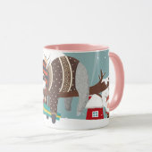 kerstslot mok (Voorkant rechts)