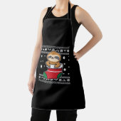 Kerstsloth Klassiek T-shirt Schort (Insitu)