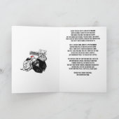 KERSTSNEDE (KAART) FEESTDAGEN KAART (Binnen)