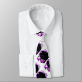 kerstsneeuw baubels paars zwart stropdas (Gebonden)