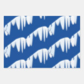 Kerstsneeuw Driftpatroon Inpakpapier Vel (Voorkant)