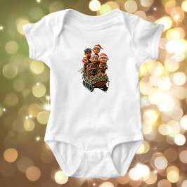Kerstsneeuw Fun Baby Bodysuit