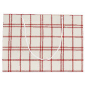 Kerstsneeuw Kerstmis Plaid Groot Cadeauzakje (Achterkant)