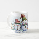 Kerstsneeuw Koffiemok (Voorkant links)