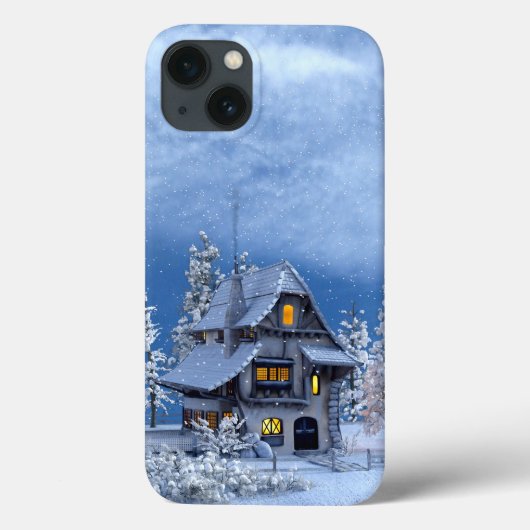 Kerstsneeuw op het ontbijt Case-Mate iPhone case (Achterkant)